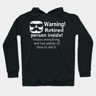 Funny Retirement Design Hoodie